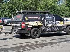 Bobby Lane's truck at launch